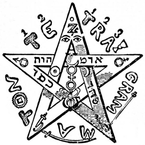 Tetragrammaton pentacle