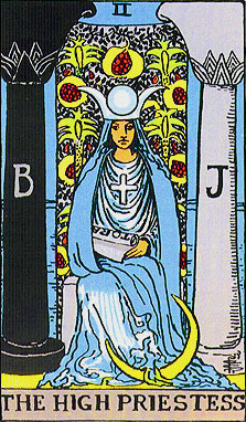 the High Priestess tarot card
